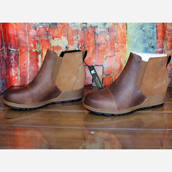 Sorel Shoes New Sorel Evie Pullon Bootie Waterproof Velvet Tan Size 8 Poshmark